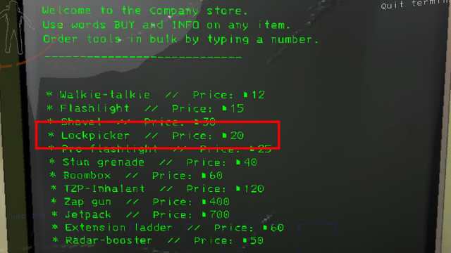 Comment obtenir et utiliser le crocheteur dans Lethal Company Comment obtenir et utiliser le crocheteur dans Lethal Company