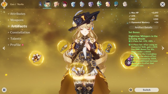 Meilleurs builds pour Navia dans Genshin Impact Meilleurs builds pour Navia dans Genshin Impact