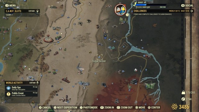 Ou trouver Sugar Grove dans Fallout 76 Ou trouver Sugar Grove dans Fallout 76