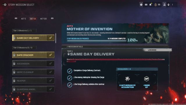 Toutes les missions de MW3 Zombies Act 2 Toutes les missions de MW3 Zombies Act 2