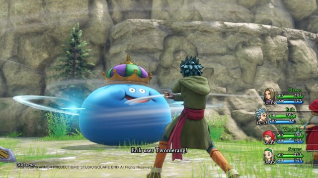 1705699059 914 Les meilleurs ports AAA sur Nintendo Switch Capture d’écran de Dragon Quest 11 d’un roi slime