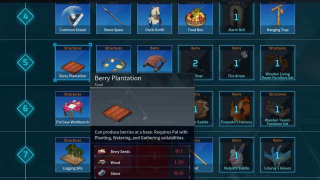 1706205612 67 Comment faire une ferme de baies rouges a Palworld Technologie de plantation de baies Palworld