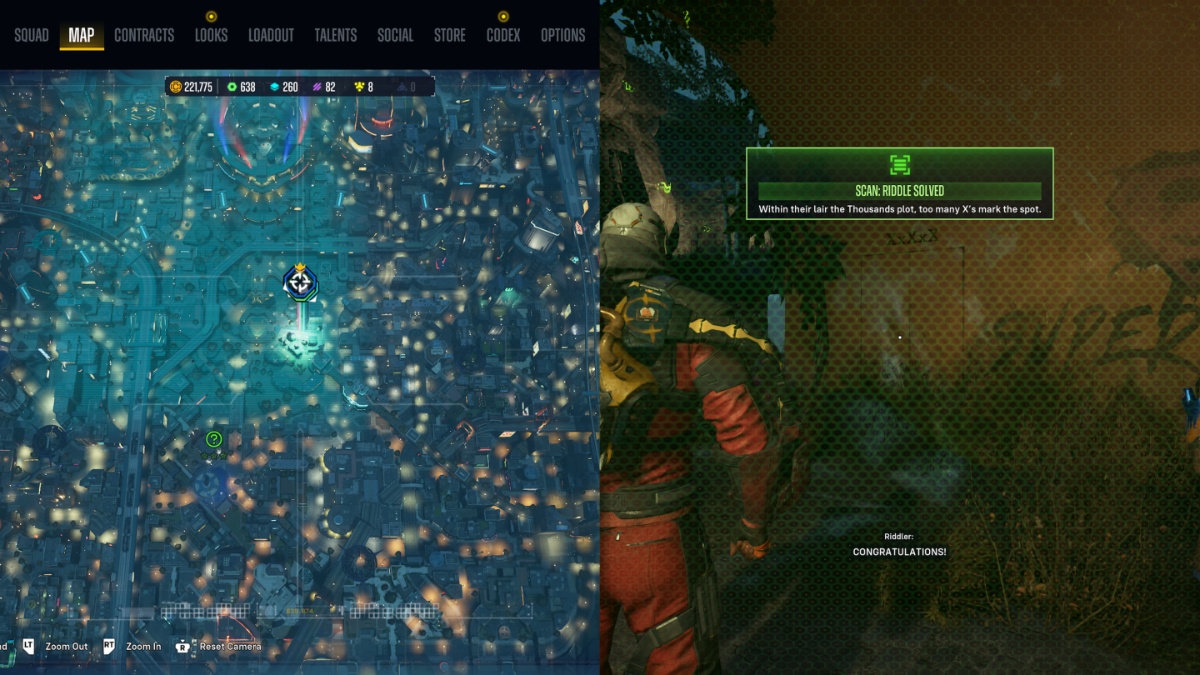 1706698729 414 Comment resoudre les enigmes du parc du centenaire de Riddler Les énigmes du parc du centenaire de Riddler dans Suicide Squad : Tuez la Ligue des Justiciers