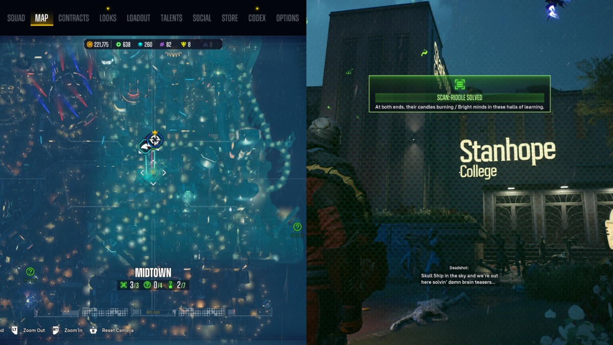 1706702334 341 Comment resoudre les enigmes de Midtown de Riddler dans Suicide Les énigmes de Midtown de Riddler dans Suicide Squad : Tuez la Ligue des Justiciers