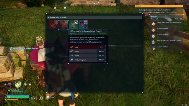 Comment debloquer des armes a feu dans Palworld Palworld Fabrication d’armes à feu