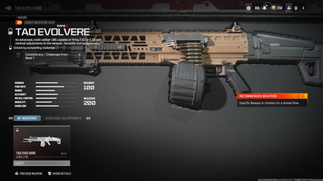 Comment debloquer le TAQ Evolvere dans MW3 Comment debloquer le TAQ Evolvere dans MW3