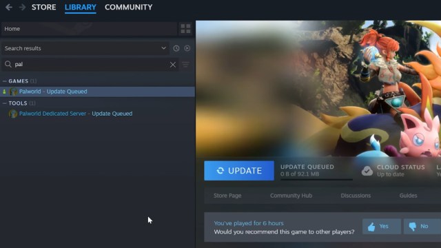 Comment mettre a jour votre serveur Palworld Comment mettre a jour votre serveur Palworld