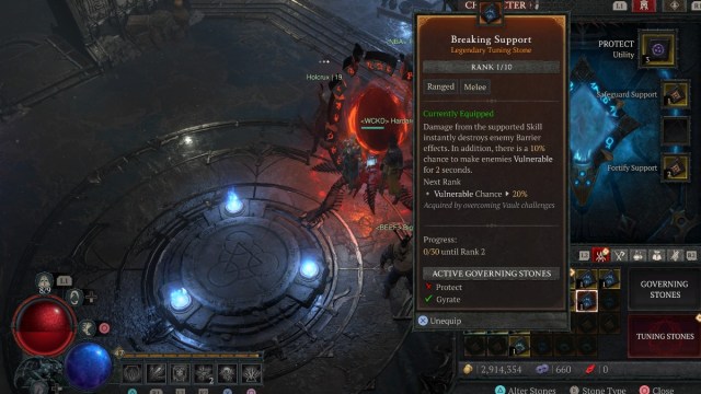 Comment obtenir des pierres daccord legendaires et uniques dans Diablo Mécaniques uniques Diablo 4.