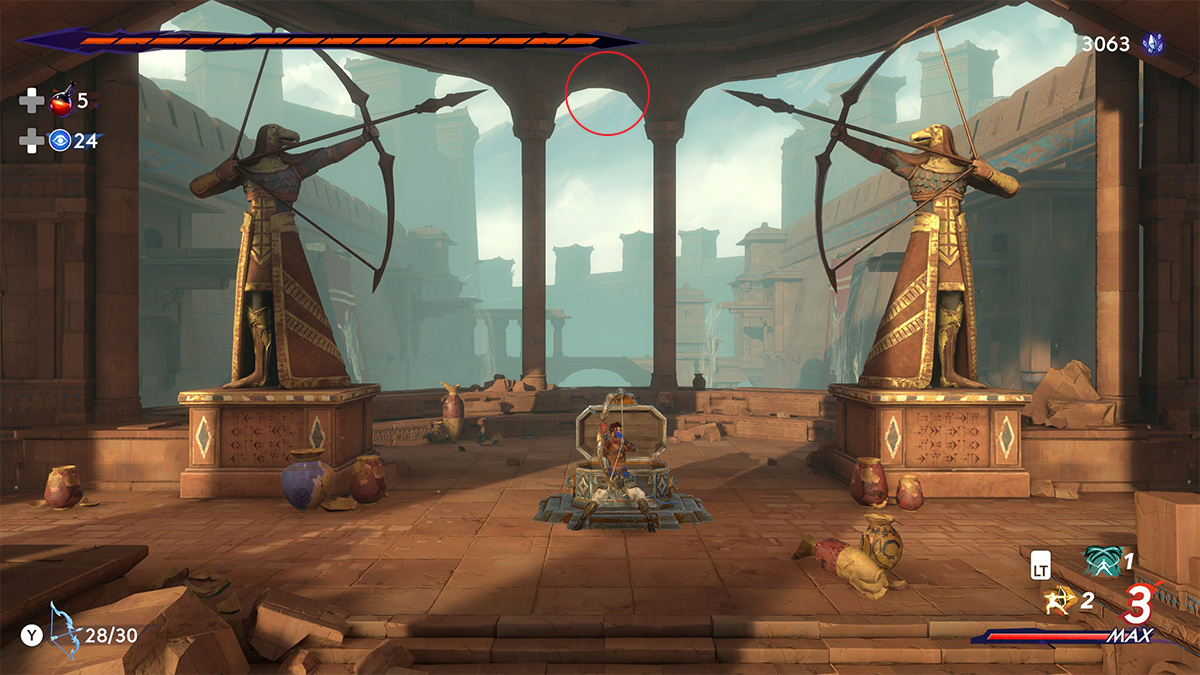 Comment resoudre toutes les enigmes du tresor de larchitecte dans Prince of Persia La Couronne Perdue Puzzle Trésor de la Ville Basse