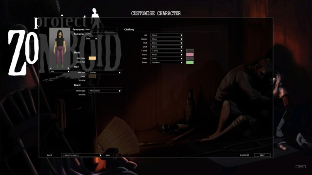 Creation de personnage Project Zomboid pour les debutants Creation de personnage Project Zomboid pour les debutants