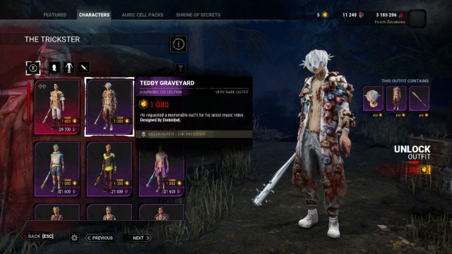 Dead by Daylight Tous les cosmetiques DOMREBEL – Listes Dead by Daylight Tous les cosmetiques DOMREBEL – Listes