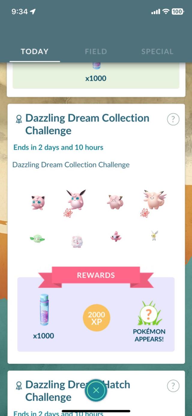 Evenement Pokemon GO Dazzling Dream Comment terminer les defis Evenement Pokemon GO Dazzling Dream Comment terminer les defis