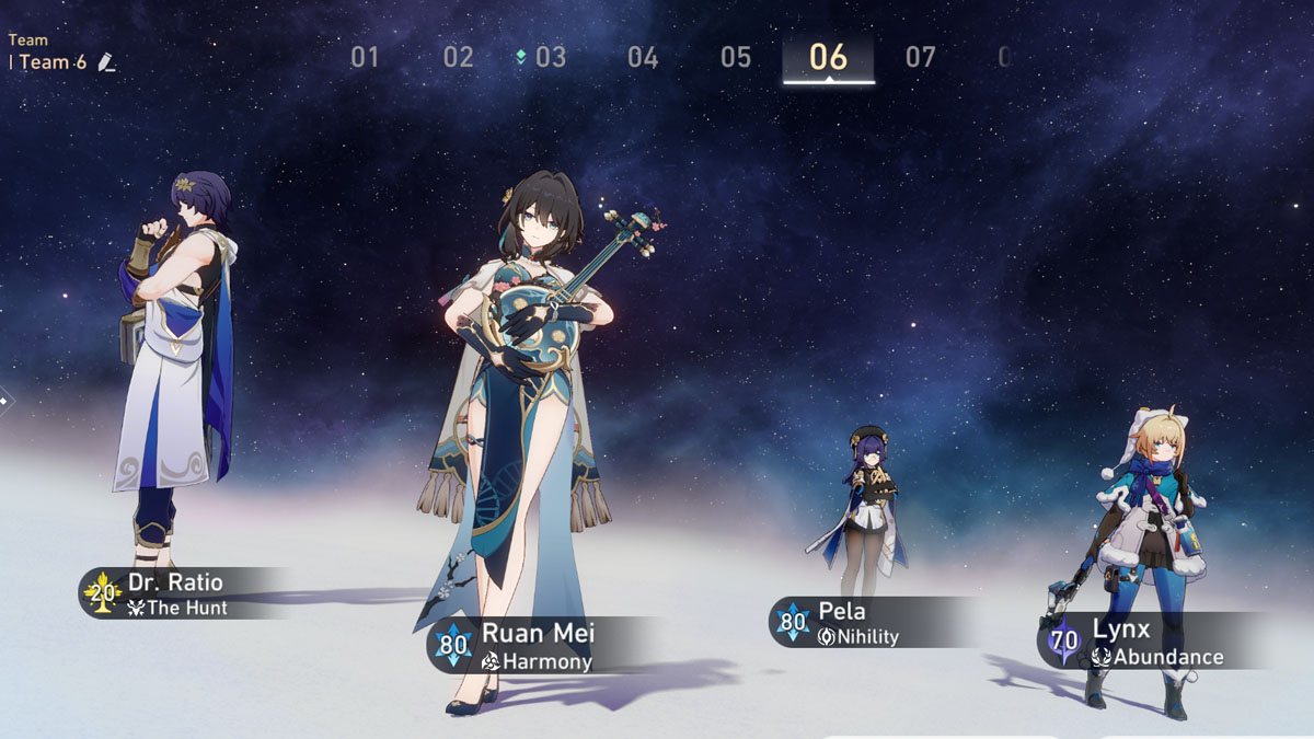 Meilleures equipes Dr Ratio a Honkai Star Rail Star Rail Dr Ratio Équipes Hypercarry
