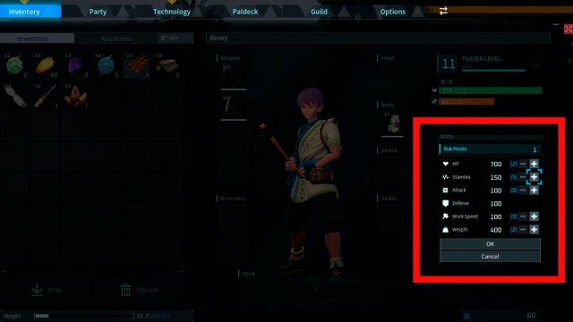 Meilleures statistiques pour monter de niveau tot dans Palworld Meilleures statistiques pour monter de niveau tot dans Palworld