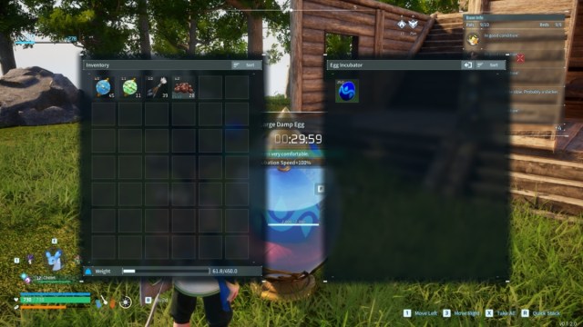 Tous les types doeufs et les copains quils font eclore Oeufs à couver Palworld