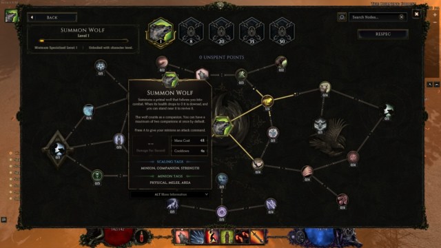1706815381 782 Meilleur cours pour les debutants a Last Epoch Invoquer le loup de la dernière époque