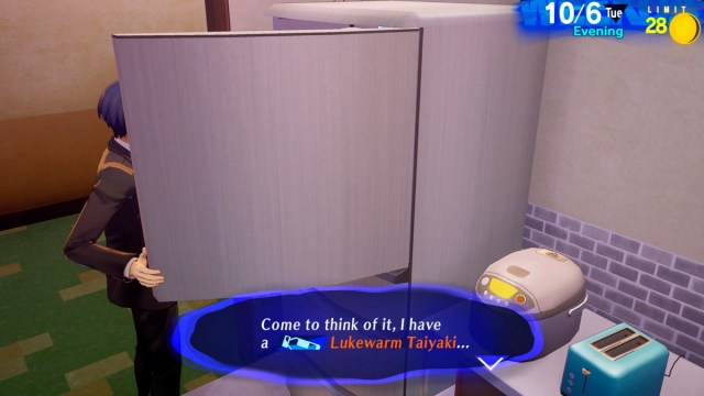 1706993057 508 Comment obtenir un Taiyaki refroidi dans Persona 3 Reload Persona 3 Reload Réfrigérateur Taiyaki réfrigéré
