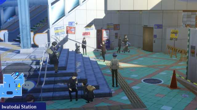 1707325651 328 Tous les emplacements des distributeurs automatiques dans Persona 3 Reload Persona 3 Reload Distributeur automatique de la gare d’Iwatodai