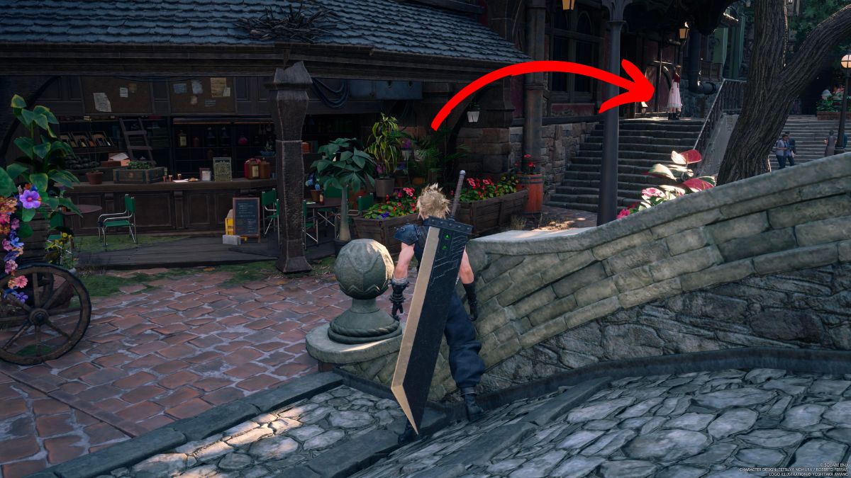 1709184324 781 Final Fantasy 7 Rebirth Que se passe t il si vous Capture d’écran d’Aerith dans Final Fantasy 7 Rebirth.