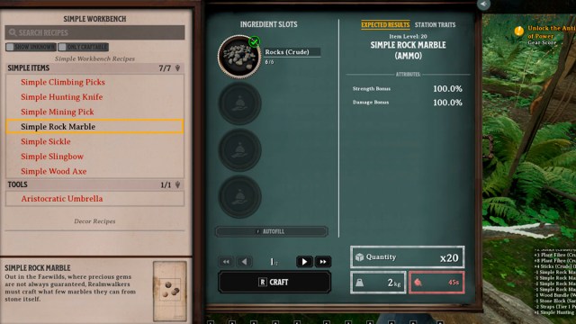 Comment obtenir des munitions Slingbow dans Nightingale Comment obtenir des munitions Slingbow dans Nightingale