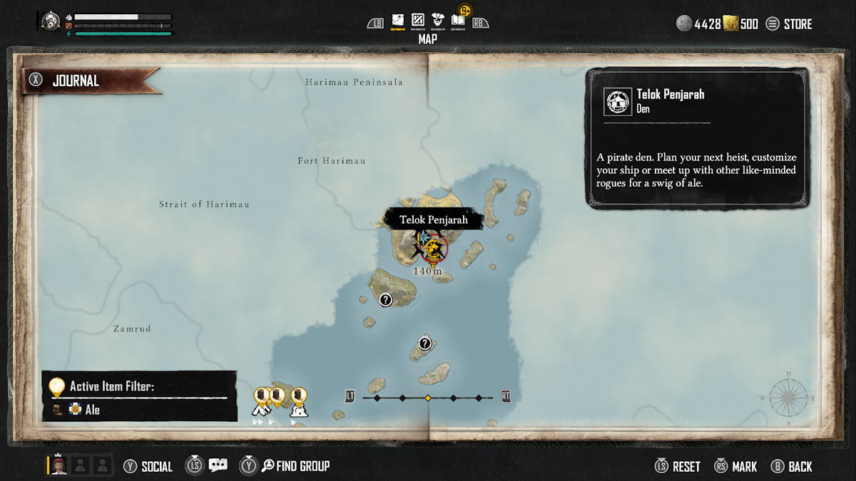 Comment obtenir le plan du vaisseau Padewakang dans Skull and Padewakang navire plan emplacement Skull and Bones