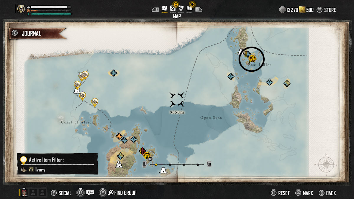 Comment trouver Telok Penjara dans Skull and Bones Guide Telok Penjara dans la carte Skull and Bones