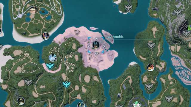 Comment trouver attraper et elever des Anubis dans Palworld Localisation sur la carte de Palworld Anubis