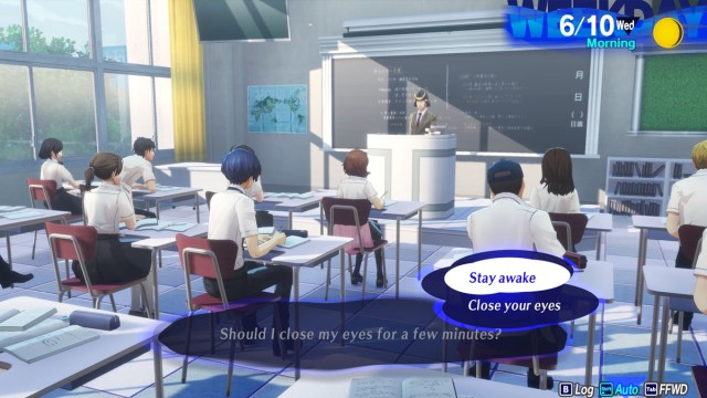 Devriez vous dormir en classe dans Persona 3 Reload – Devriez vous dormir en classe dans Persona 3 Reload –