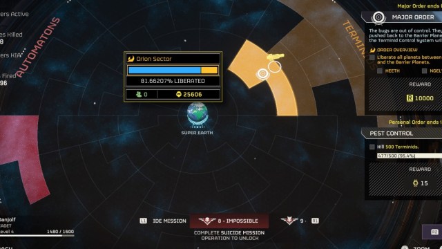 Explication des niveaux de difficulte de Helldivers 2 Options de difficulté dans Helldivers 2