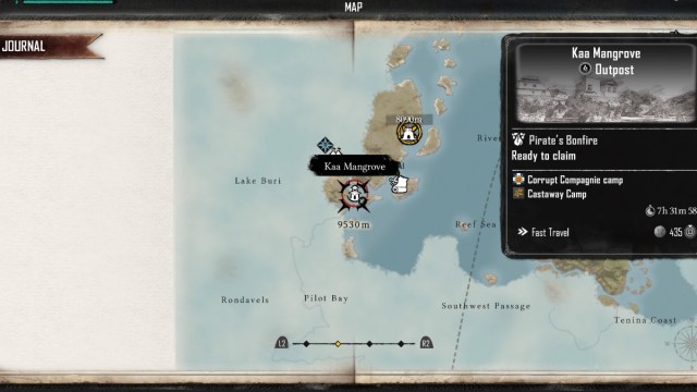 Ou trouver la mangrove de Kaa dans Skull and Bones Ou trouver la mangrove de Kaa dans Skull and Bones