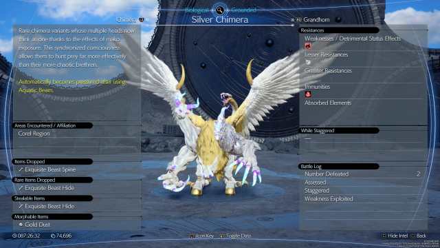 1709484282 73 Comment exploiter la faiblesse de Silver Chimera dans Final Fantasy 1709484282 73 Comment exploiter la faiblesse de Silver Chimera dans Final Fantasy