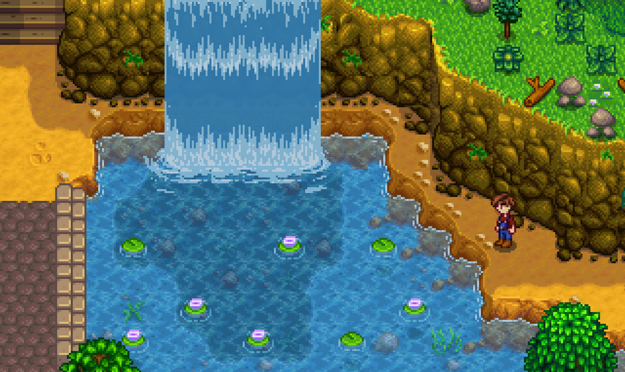 Comment attraper des gobies dans Stardew Valley Mise a jour Chutes d’eau Stardew Valley