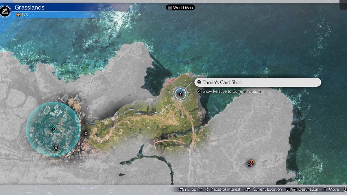 Comment debloquer la boutique de cartes de Thorin dans Final Carte de la boutique de cartes de Thorin dans Final Fantasy 7 Rebirth
