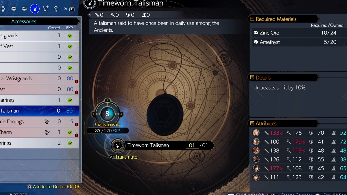 Comment obtenir de lamethyste dans Final Fantasy 7 Rebirth FF7 Utilisation de l’améthyste dans FF7 Rebirth