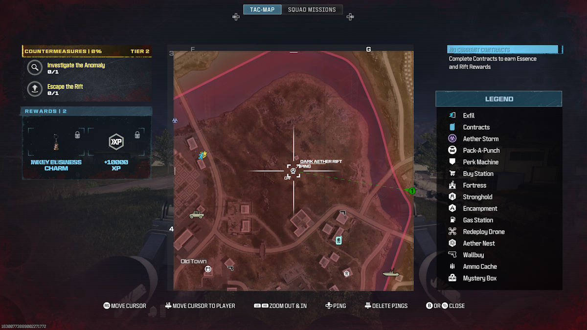 MW3 Zombies Emplacement de la Faille de l’Éther Noir