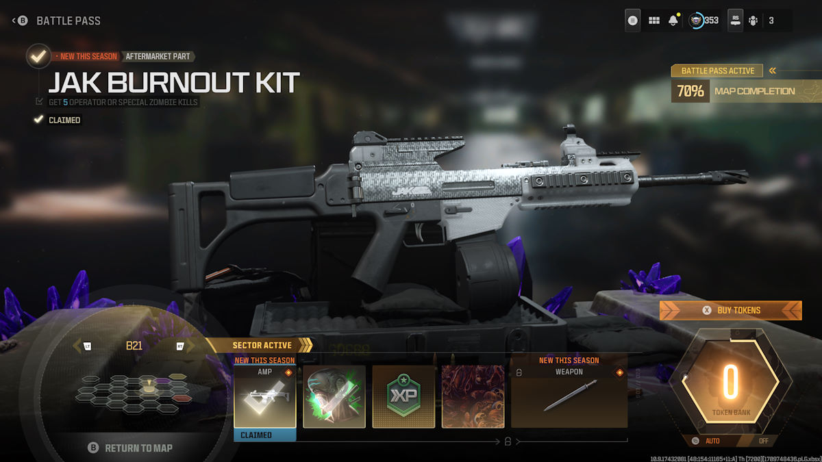 Comment obtenir le kit depuisement JAK dans MW3 Passe de combat du kit d’épuisement MW3 JAK
