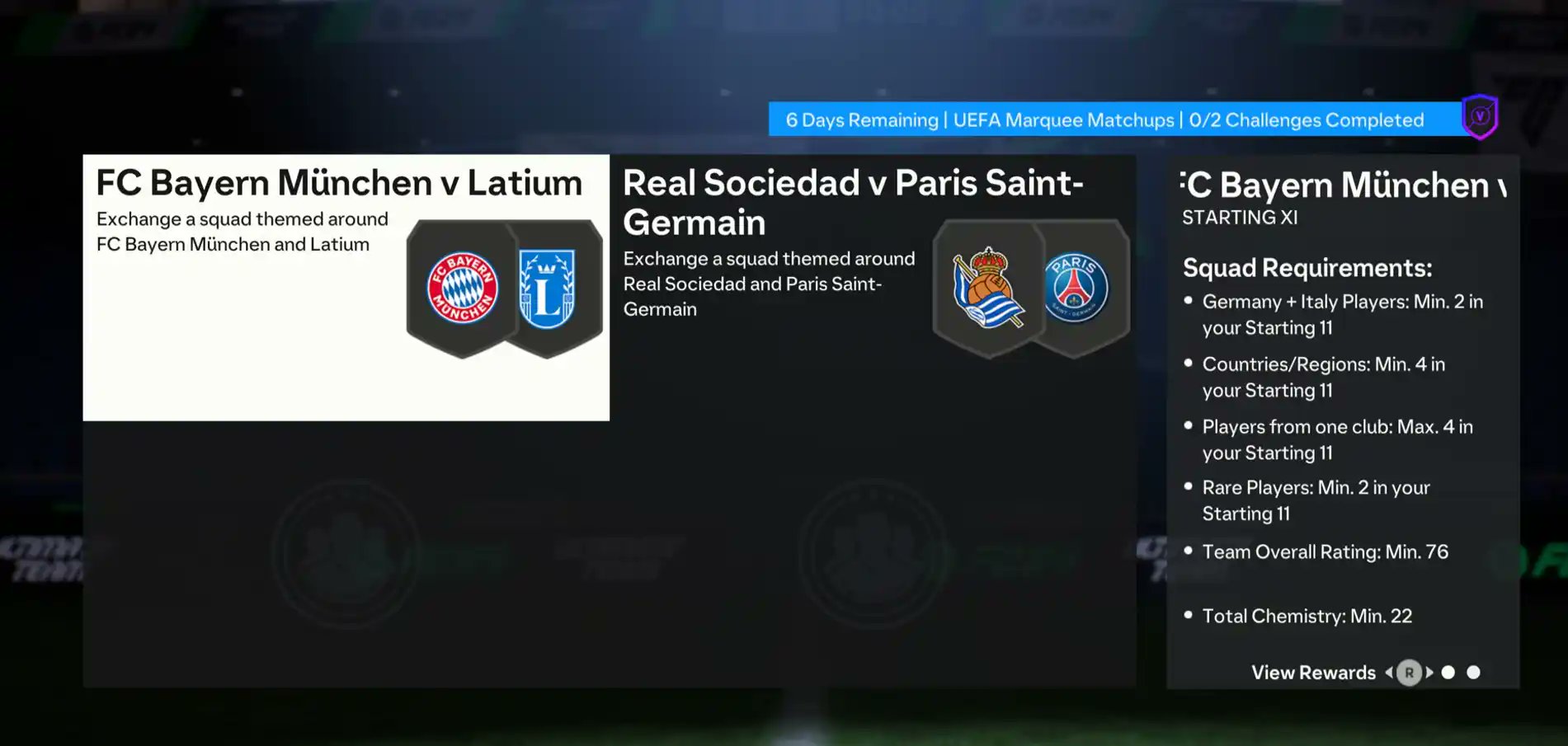 Comment terminer EA FC 24 Uefa Marquee Matchups SBC FC 24 Affrontements de marque de l’UEFA SBC