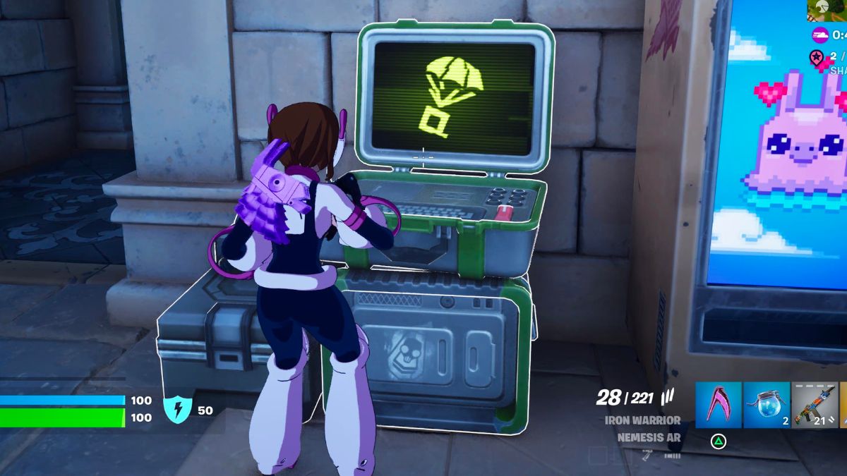 Fortnite Chapitre 5 Saison 2 Comment trouver et accepter Capture d’écran d’un briefing de ravitaillement dans la saison 2 du chapitre 5 de Fortnite.