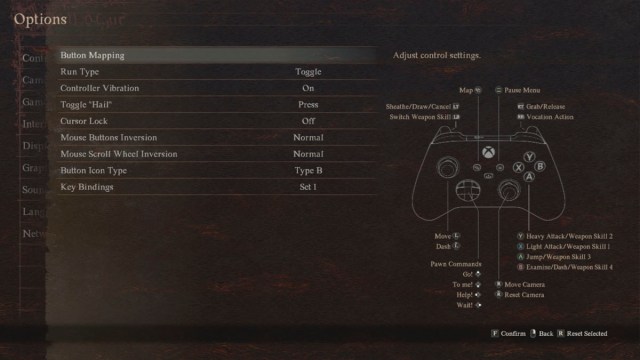 Guide des commandes de Dragons Dogma 2 toutes les plateformes Guide des commandes de Dragons Dogma 2 toutes les plateformes