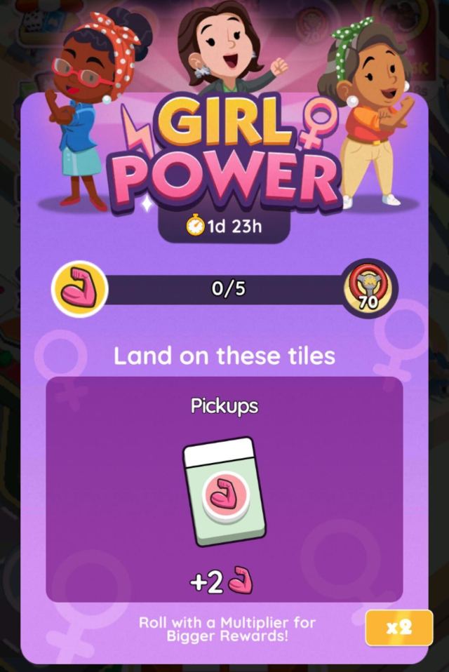 Monopoly GO Toutes les recompenses de levenement Girl Power Monopoly GO Toutes les recompenses de levenement Girl Power