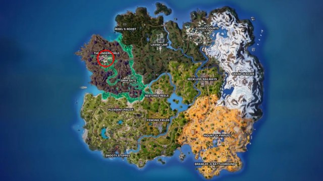Tous les emplacements de lautel des boss olympiques dans Fortnite Tous les emplacements de lautel des boss olympiques dans Fortnite
