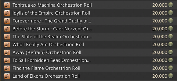 1712126121 194 FFXIV Toutes les recompenses de levenement de collaboration Final FFXIV FFXVI Collab Orchestron Rouleaux