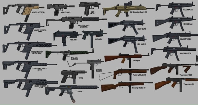 1712772811 842 Project Zomboid Toutes les armes du pack darmes Britas Pistolets-mitrailleurs du projet Zomboid Britas