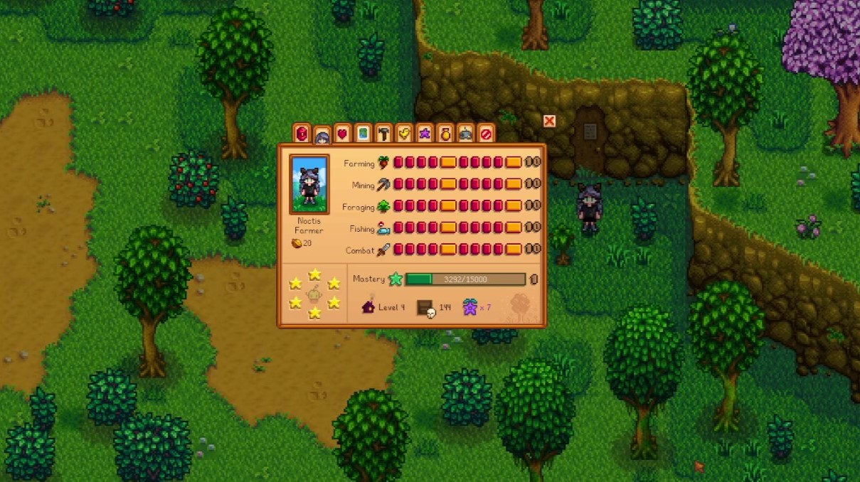 1713112914 162 Guide de la grotte de maitrise de Stardew Valley Jauge de points de maîtrise