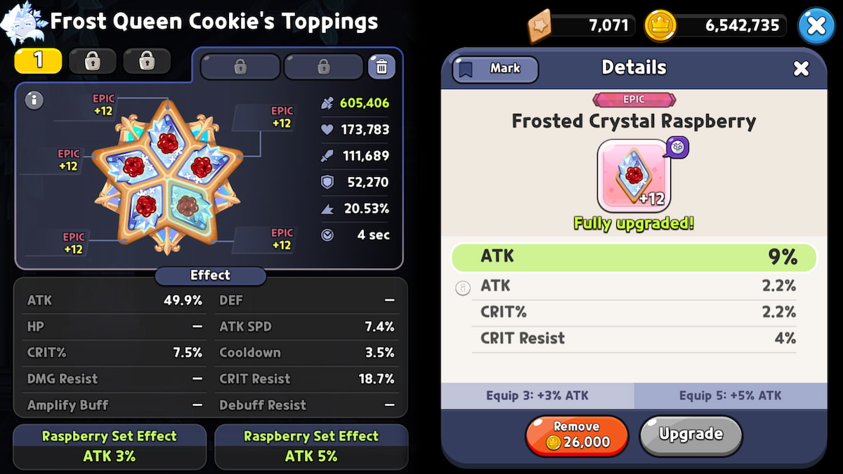 1713455040 672 Le guide ultime des garnitures pour chaque biscuit dans Cookie Garnitures résonnantes dans le royaume de Cookie Run.