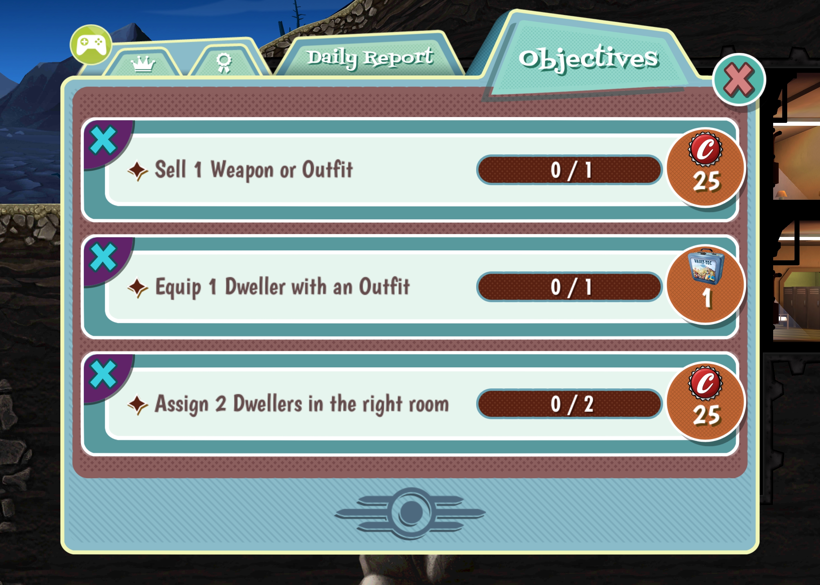 1713979445 921 Comment faire le Lunchbox Glitch dans Fallout Shelter Quêtes d’abris de retombées