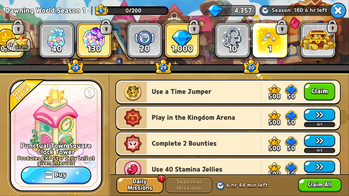 1714146380 188 Comment obtenir des cristaux dans Cookie Run Kingdom Passe de combat dans Cookie Run Kingdom.