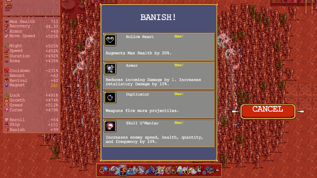 1714491494 975 Comment debloquer le sceau III dans Vampire Survivors Bannissement des survivants vampires