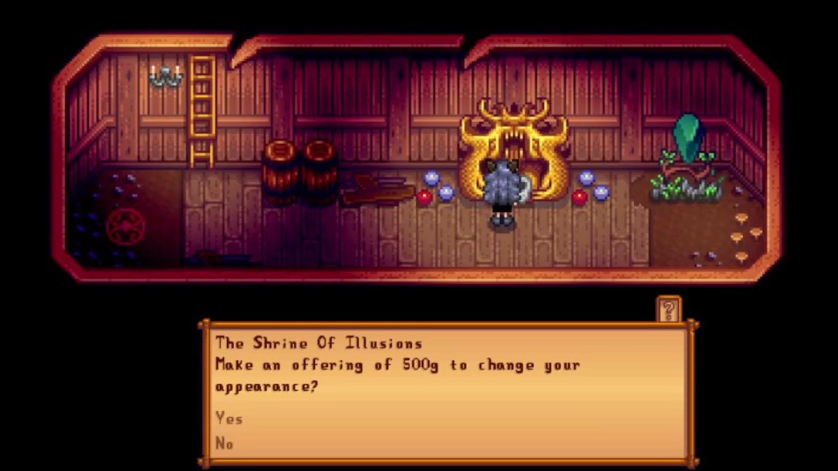 Comment changer votre apparence dans Stardew Valley Stardew Valley Le sanctuaire de l’illusion