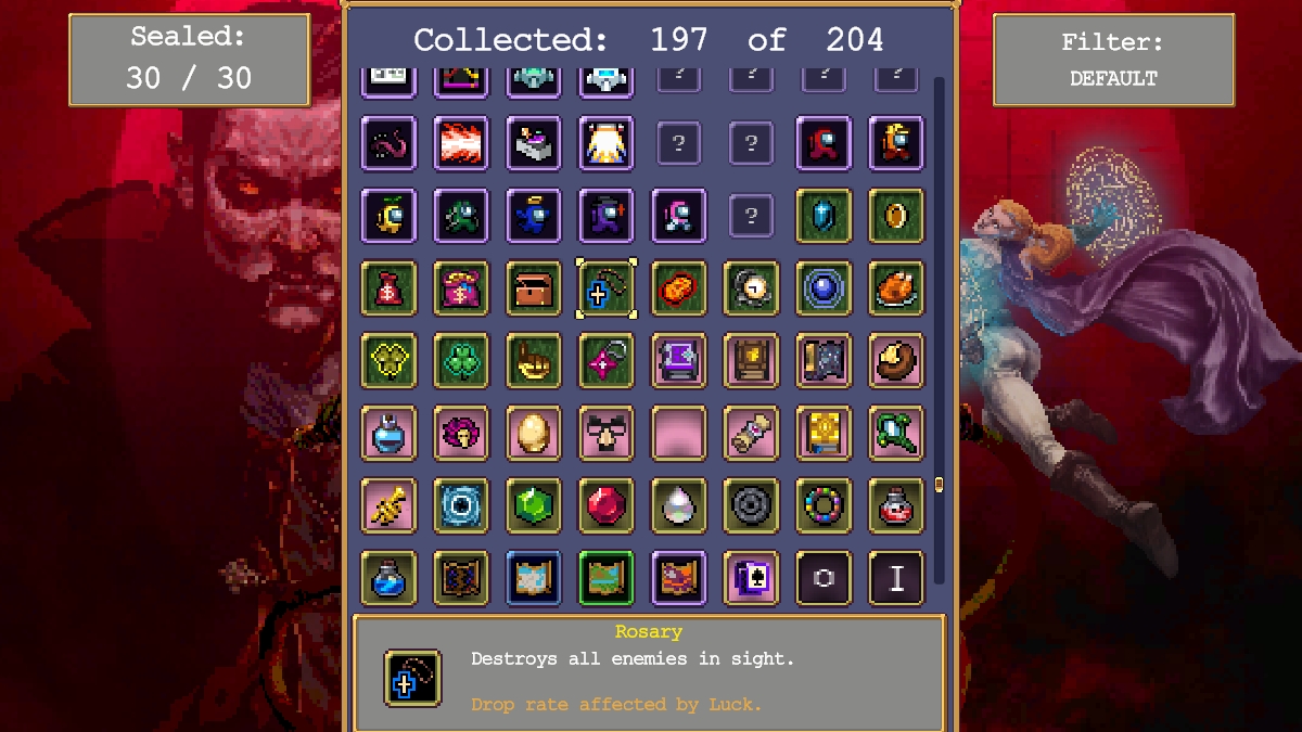 Comment debloquer letape de laboratoire dans Vampire Survivors Chapelets de survivants vampires